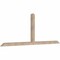 Ekena Millwork Portland Smooth Timber Gable Bracket, Douglas Fir, 96"W x 36"H x 3 1/2"D x 3 1/2"F, 9/12 Pitch GBW096X36X0404POR00SDF - alternate 3